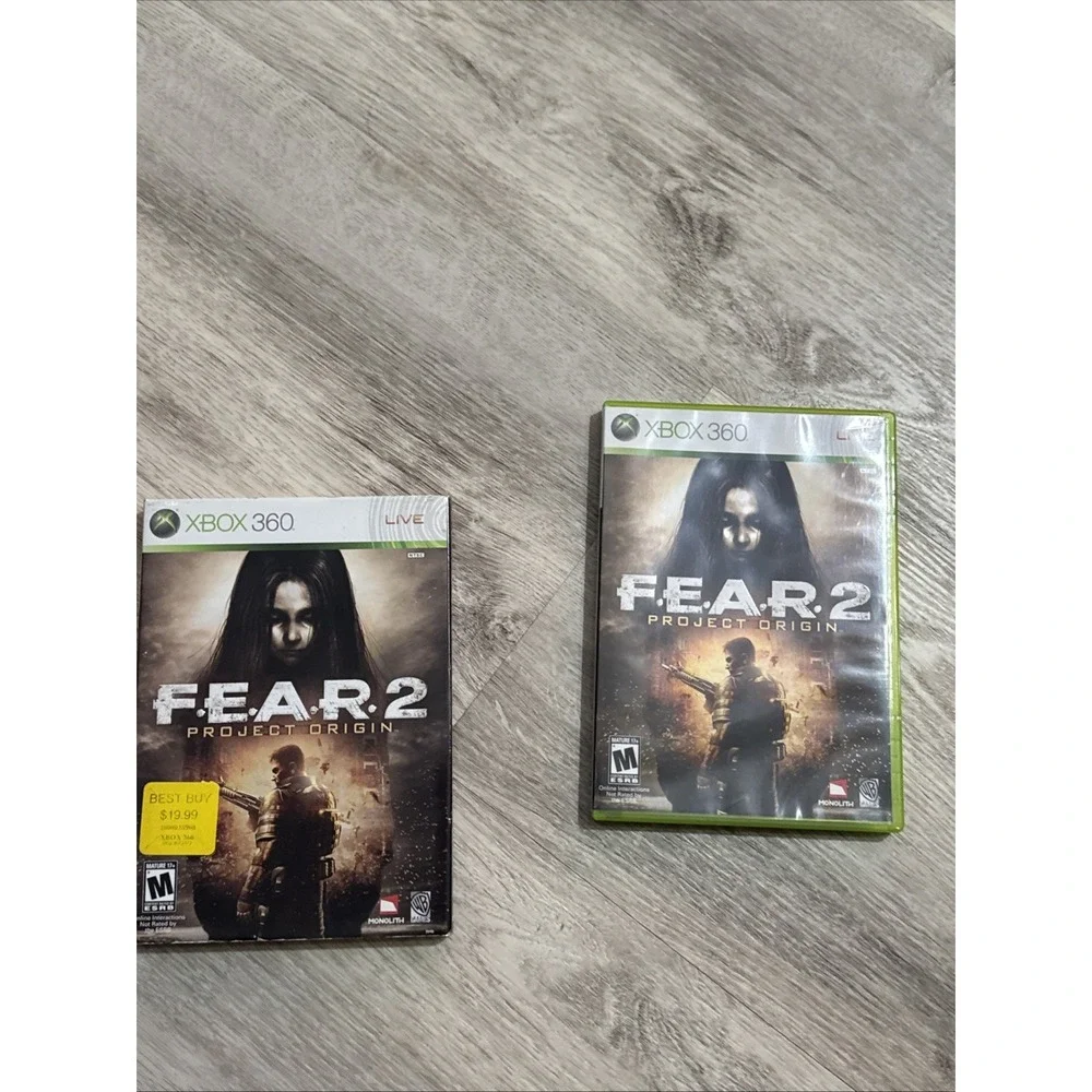 FEAR 2 Project Origin (Microsoft Xbox 360, 2009) CIB W/Slip Tested